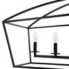 Clayton 6 Light Linear Chandelier, Ceiling Light by Uttermost, 42" width x 17.5" height x 13" depth thumbnail 4