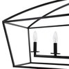 Clayton 6 Light Linear Chandelier, by Uttermost, 3'6" width x 1'5.5" height x 1'1" depth thumbnail 4