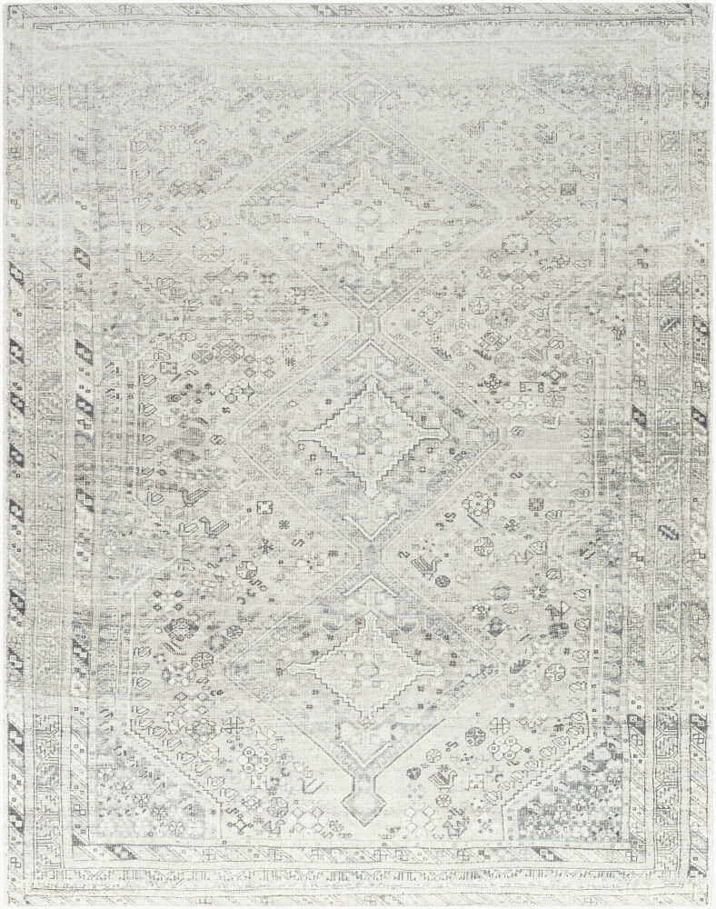 Amelie Machine Woven Rug, by Surya, 1'3.75" length x 1'3.75" width