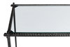 Hand Chased Iron Console Tble  Glass Top, by Sarreid, 1'4" length x 5' width x 2'9" height thumbnail 8