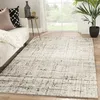 Coltrane Handmade Solid Gray/ Ivory Area Rug (5'X8') thumbnail 6