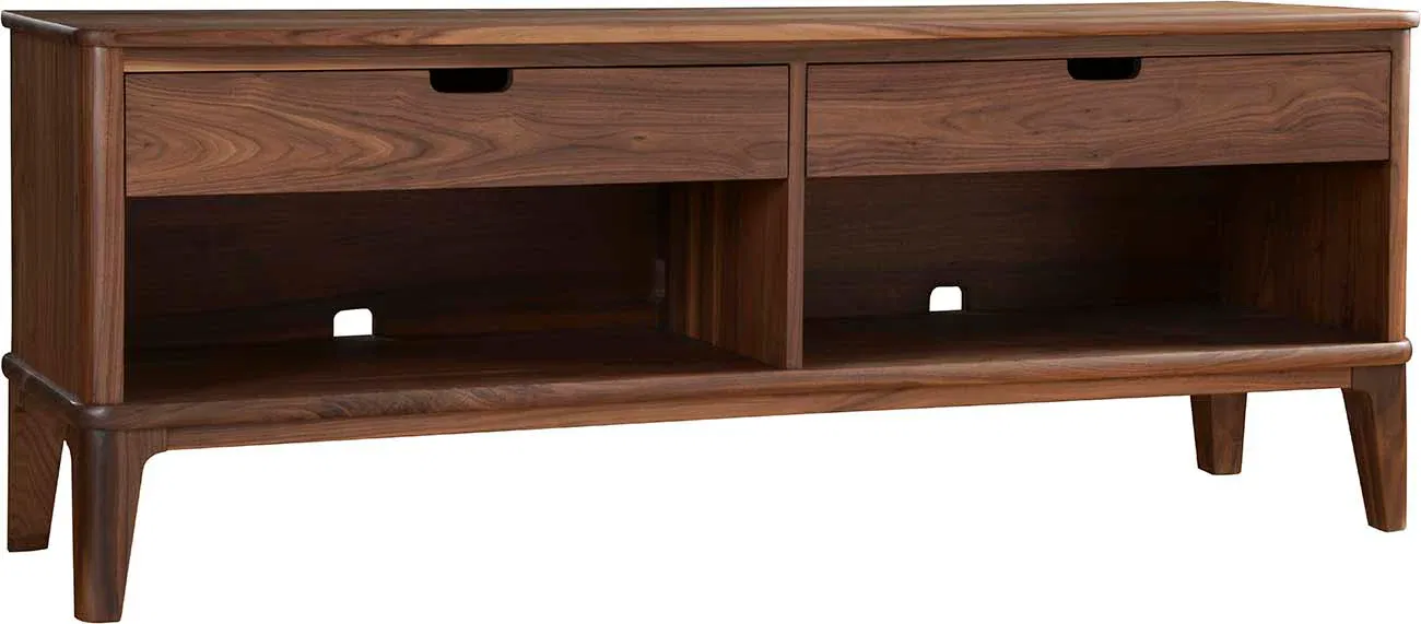 Walnut Grove Entertainment Console, Media Console by Stickley, 63" width x 24" height x 18" depth View 1