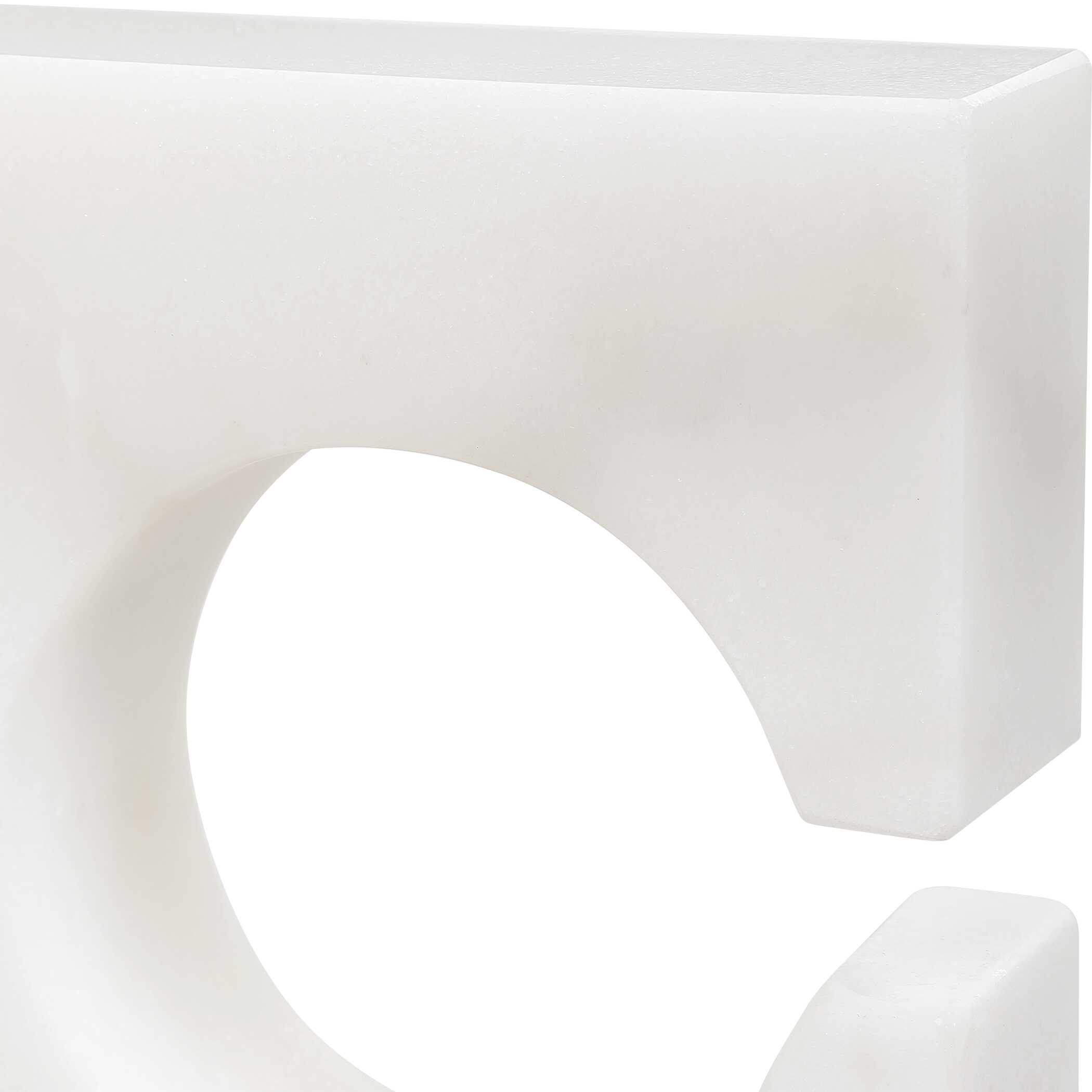 Clarin White & Gray Bookends Set/2 large image 