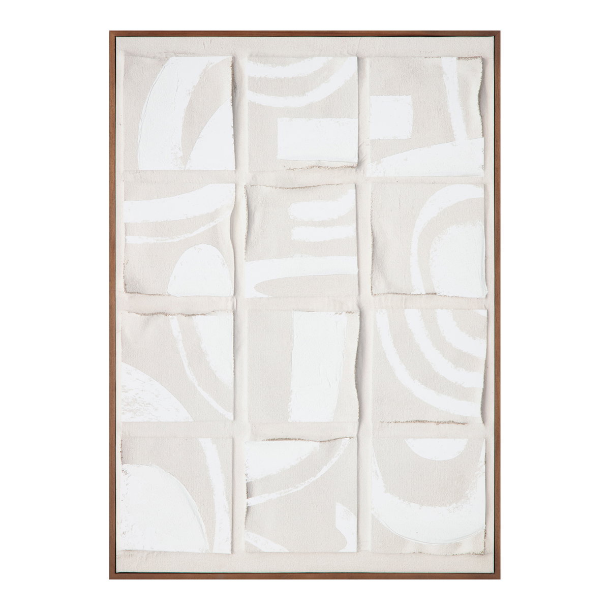 Unfold 2 Framed Print, Painting by Moe's Home, 19.5" width x 27.5" height x 2" depth View 1