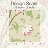 Teahouse Floral Cream & Coral Wallpaper thumbnail 7