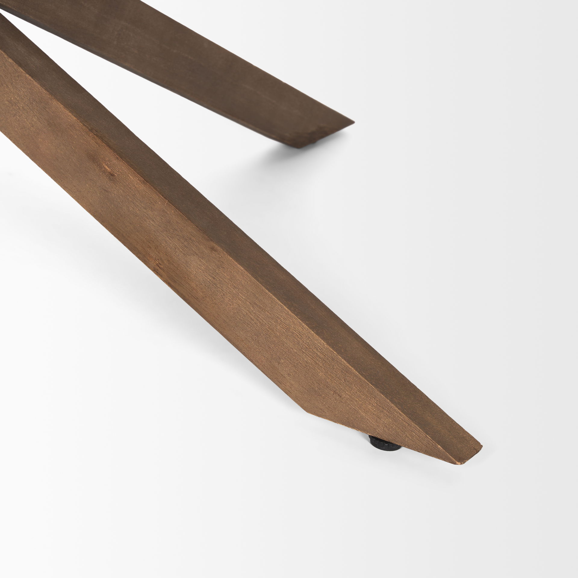 Solana Medium Brown Wood Coffee Table, by Mercana, 42" length x 42" width x 17" height View 9