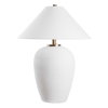 Merriton Matt White Table Lamp, by Uttermost, 2'1" width x 2'9" height x 2'1" depth thumbnail 5