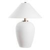 Merriton Matt White Table Lamp, by Uttermost, 25" width x 33" height x 25" depth thumbnail 5
