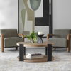 Loana Industrial Coffee Table, by Uttermost, 36" width x 16" height x 36" depth thumbnail 2
