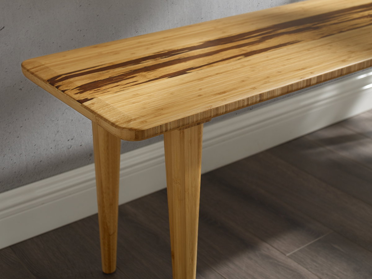 Azara Bench, Caramelized, Benche by Greenington, 55" length x 14" width x 17.5" height View 5