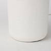 Melanie  White Shade with White Base Table Lamp, by Mercana, 17" length x 17" width x 30.5" height thumbnail 7