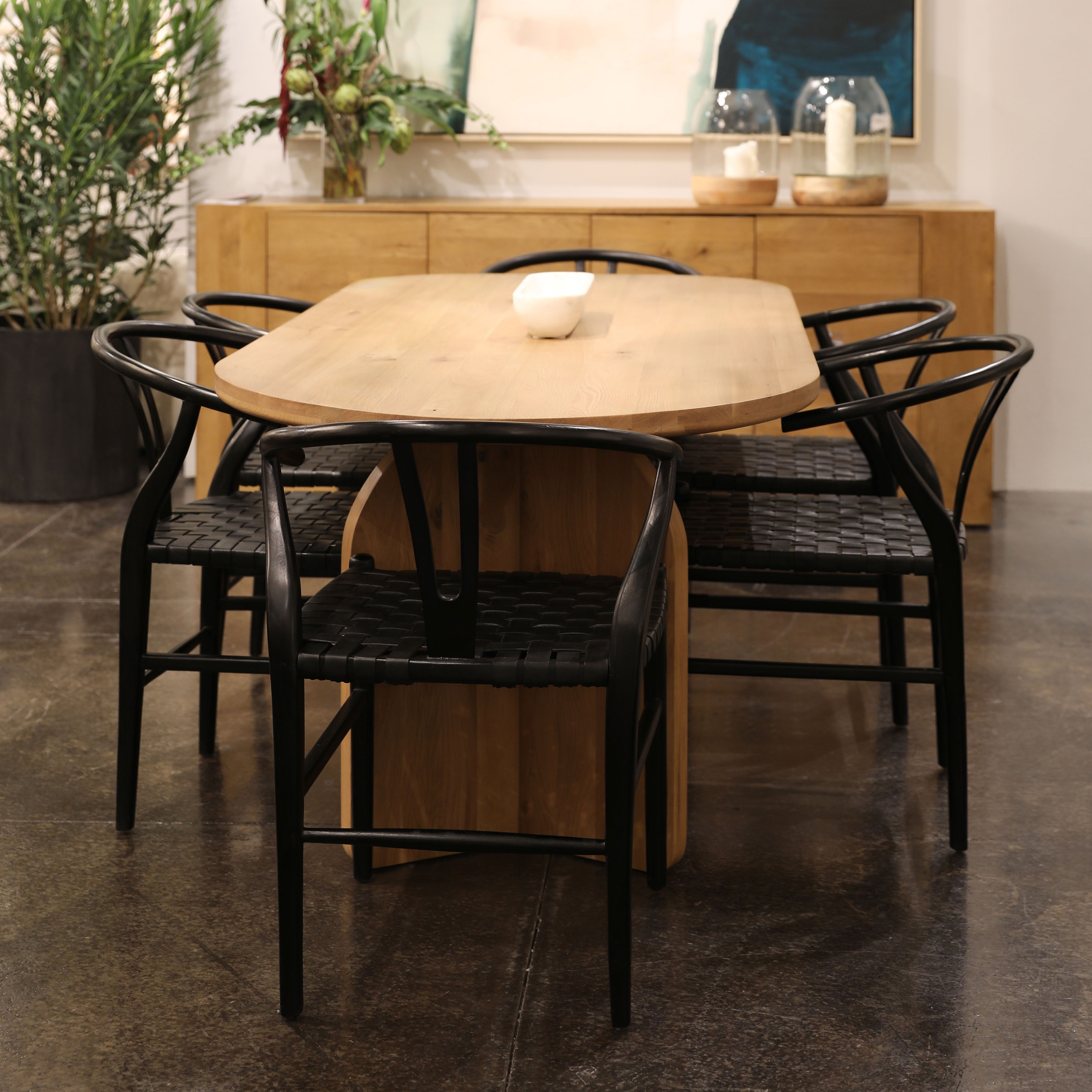 Bernice Dining Chair Black large image 