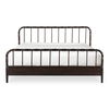 Vivian Queen Bed Dark Brown, by Moe's Home, 63.95" width x 45" height x 84.45" depth thumbnail 1