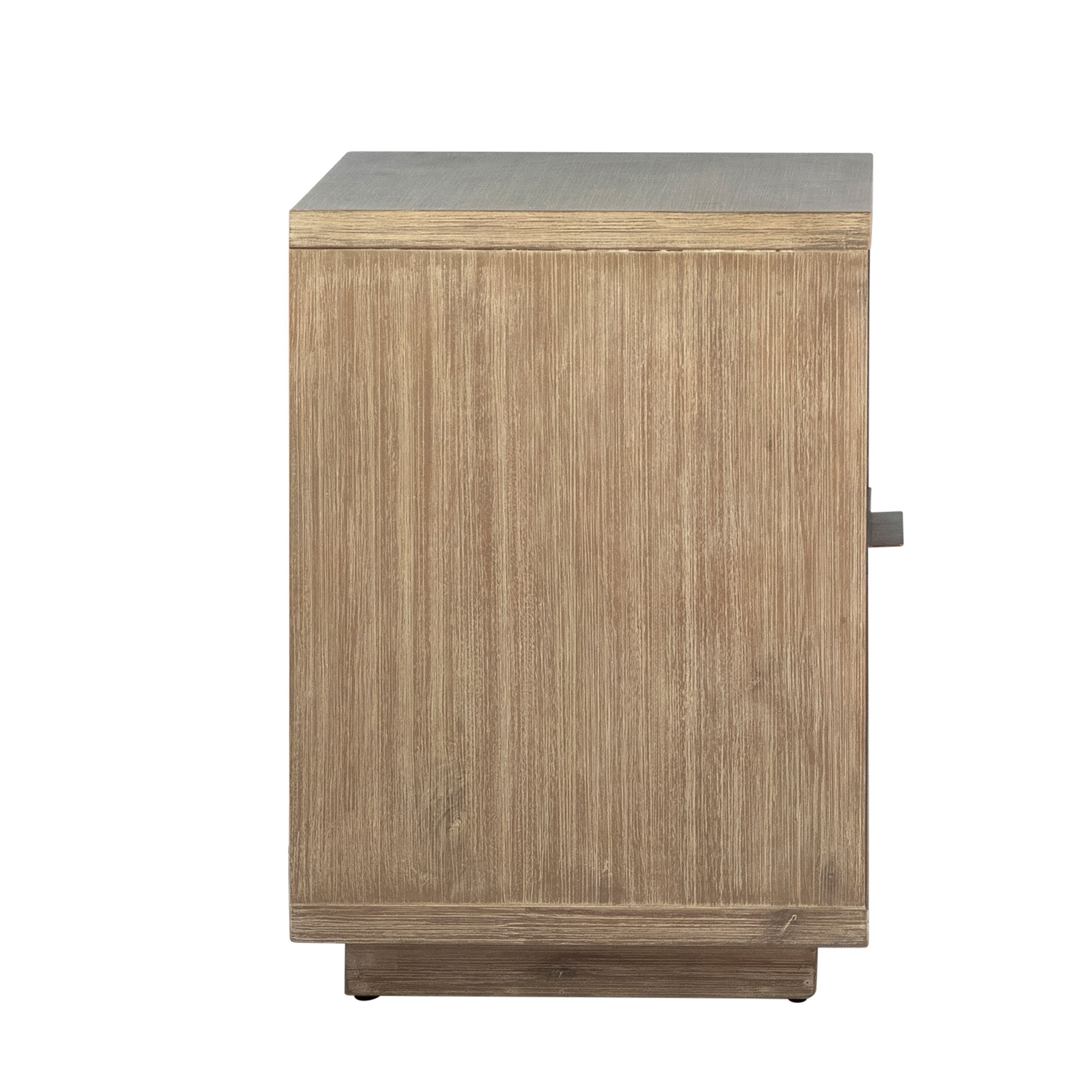 Juliette Nightstand, by Dovetail, 27" width x 25" height x 19" depth View 3