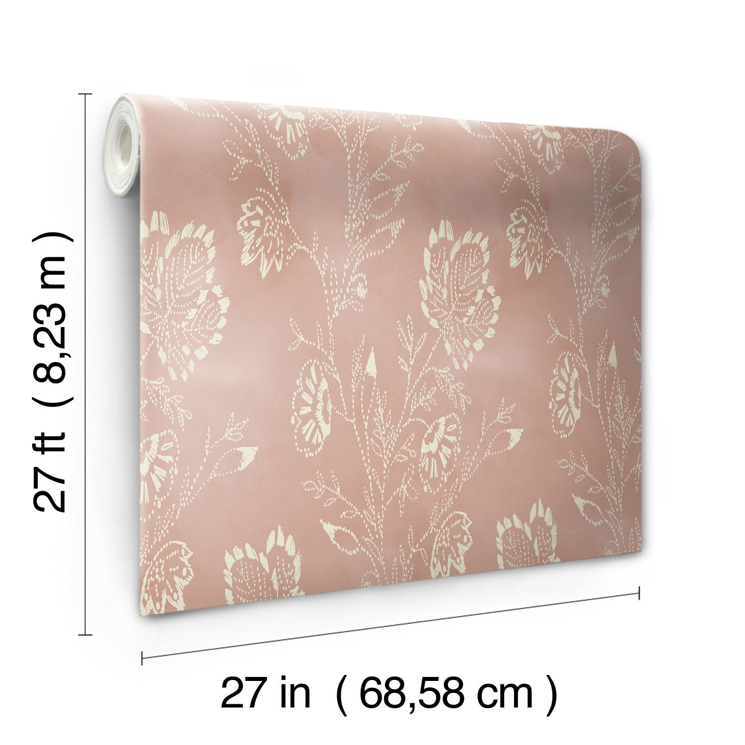 Barbier Light Pink Wallpaper large image 