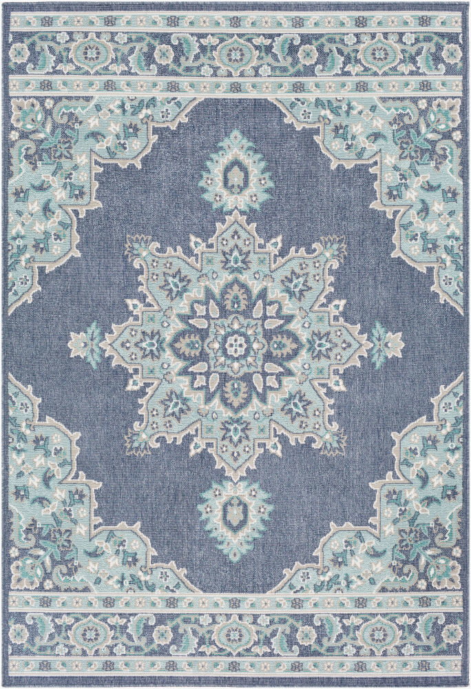 Alfresco Machine Woven Rug, by Surya, 5'2.99" length x 5'2.99" width
