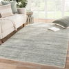 Jaipur Living Origin SAG02 Handknotted Solid Light Blue and Light Gray Area Rug (12'x15') thumbnail 4