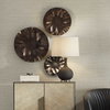 Peonia Outdoor Bronze Wall Art Set/3, by Uttermost, 20" width x 20" height x 2.5" depth thumbnail 2