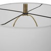 Annora Glossy White Table Lamp, by Uttermost, 1'3" width x 2'10" height x 1'3" depth thumbnail 7