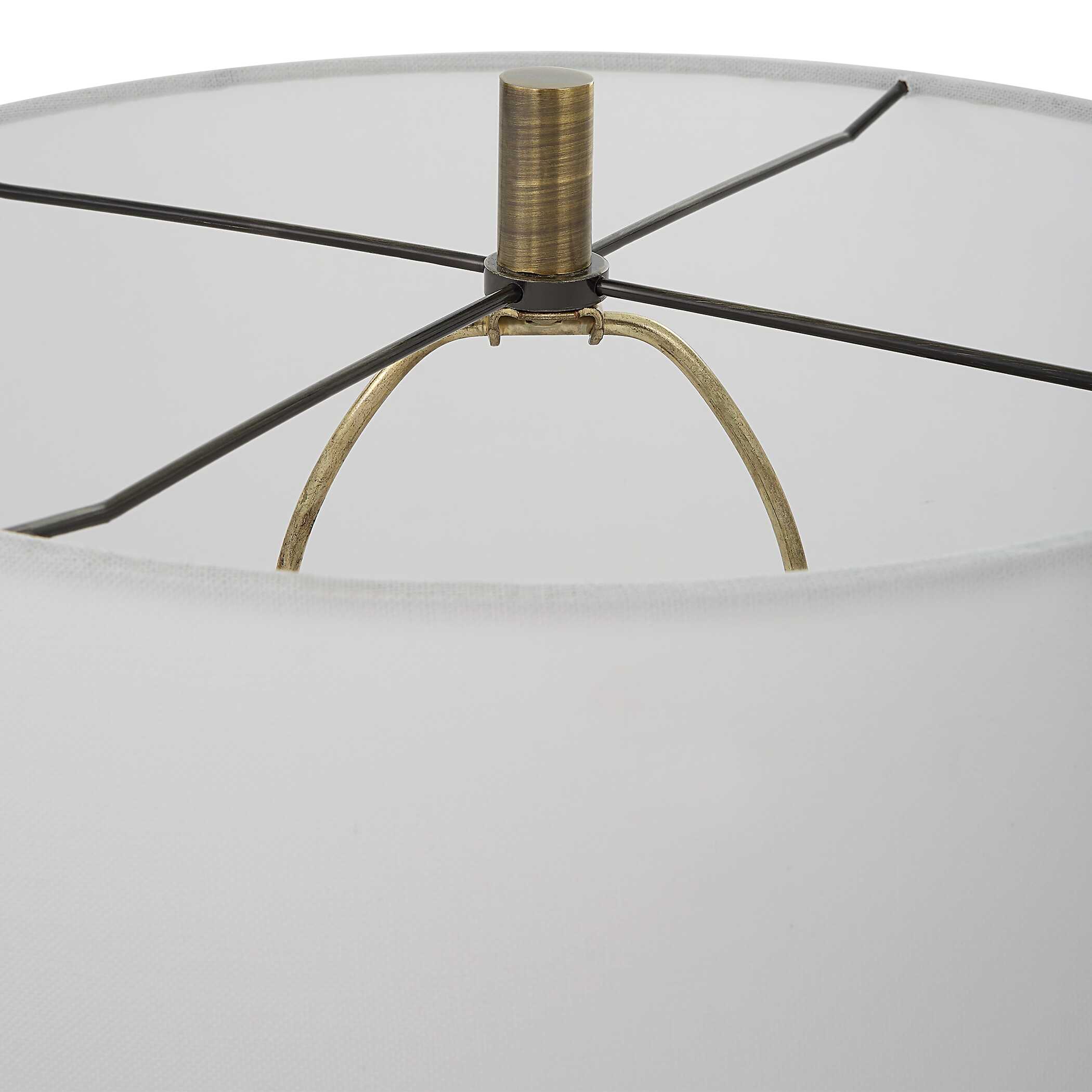 Annora Glossy White Table Lamp large image 