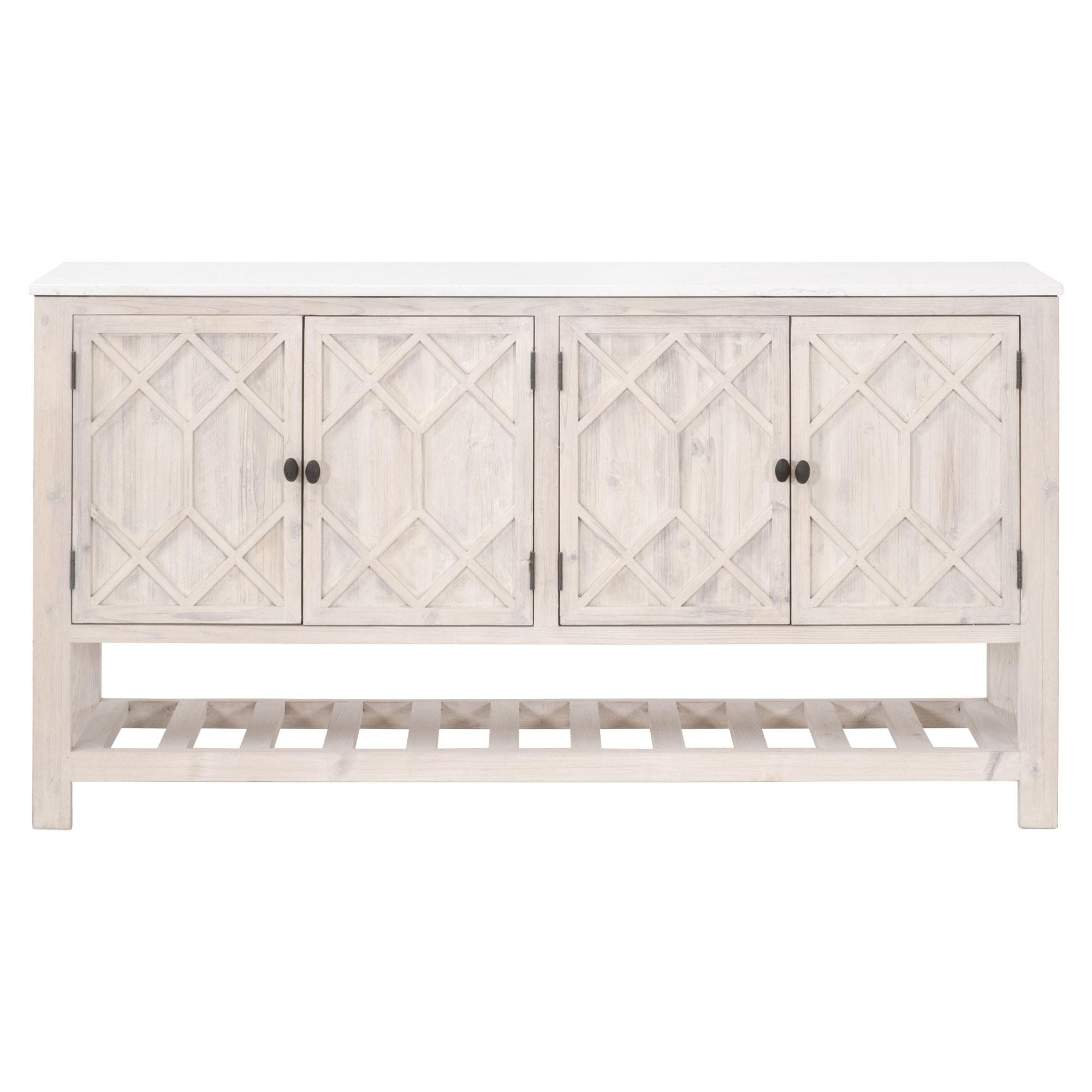 Willow Media Sideboard, Cabinets & Sideboard by Essentials for Living, 67" width x 35.75" height x 18.25" depth View 1