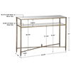 Henzler Mirrored Glass Console Table thumbnail 2