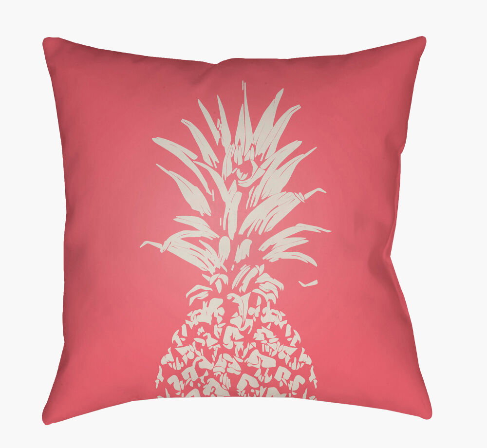 Pineapple Accent Pillow, Decorative Pillow by Surya, 18" length x 18" width