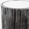 Echo Modern Nickel Drink Table, Side & End Table by Uttermost, 10.5" width x 22.75" height x 10.5" depth thumbnail 6