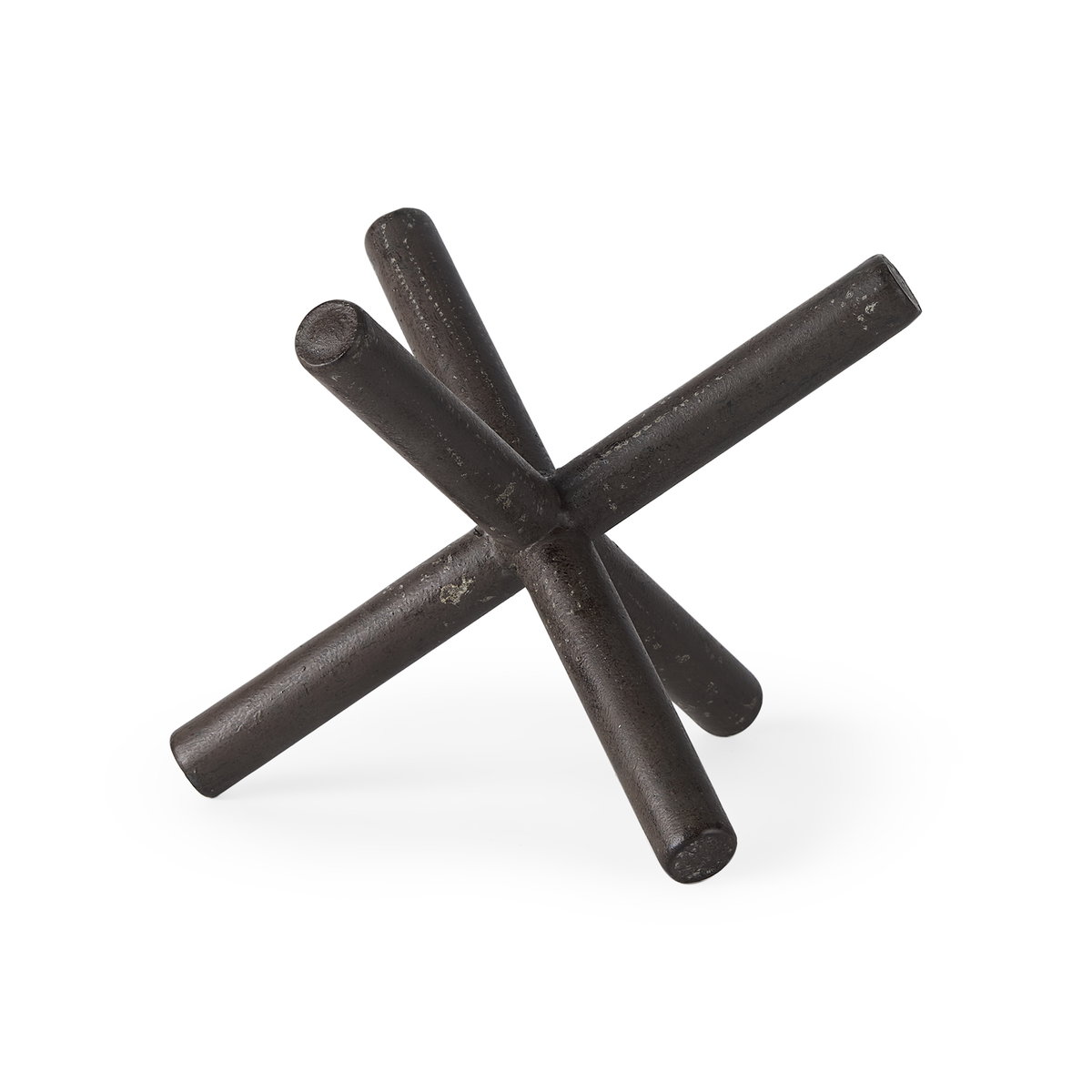 Astericks II (Medium) 8L x 7W Brown Metal Decor Object, Decorative Object by Mercana, 8.07" length x 7.28" width x 6.3" height View 1