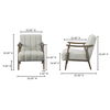 Aster Accent Chair Pebbled Beige, by Moe's Home, 26" width x 32" height x 32.5" depth thumbnail 7