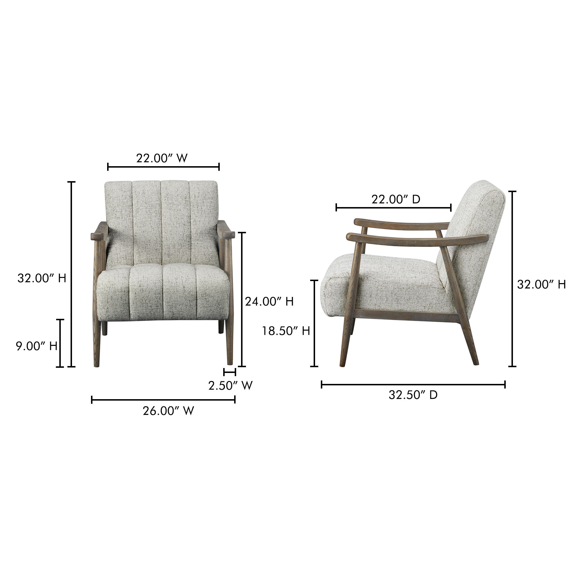 Aster Accent Chair Pebbled Beige large image 