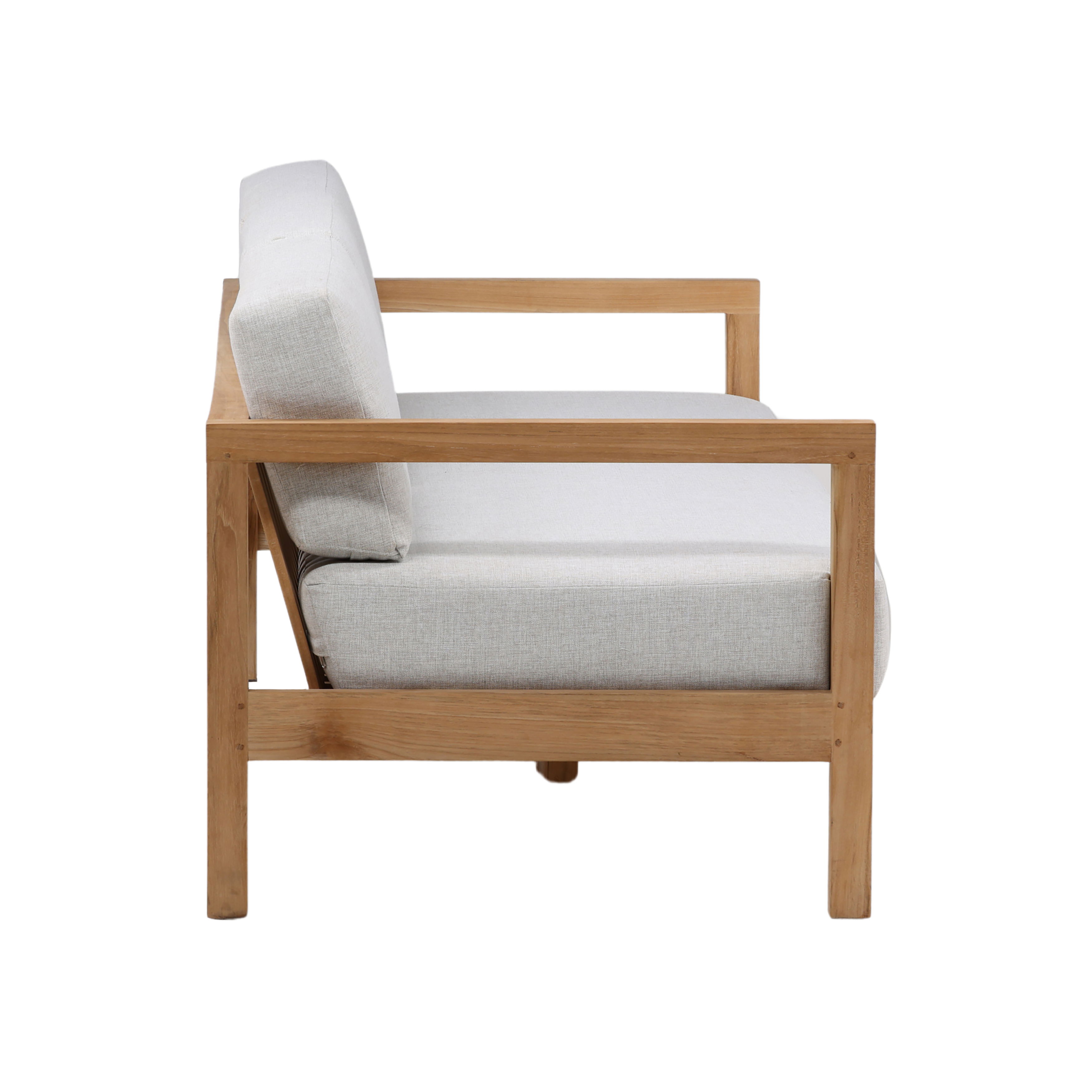 Boe Outdoor Sofa Light Grey, Sofas & Sectional by Dovetail, 82.5" width x 32" height x 31.5" depth View 3