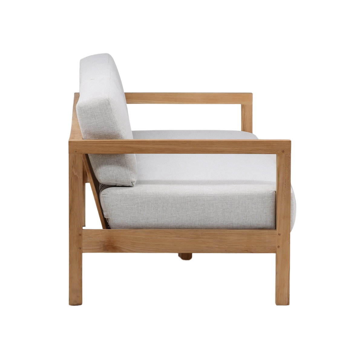Boe Outdoor Sofa Light Grey, Sofas & Sectional by Dovetail, 82.5" width x 32" height x 31.5" depth View 3