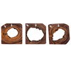 Adlai Wood Wall Art Set/6, Sculptural Wall Art by Uttermost, 12" width x 12" height x 1.5" depth thumbnail 7