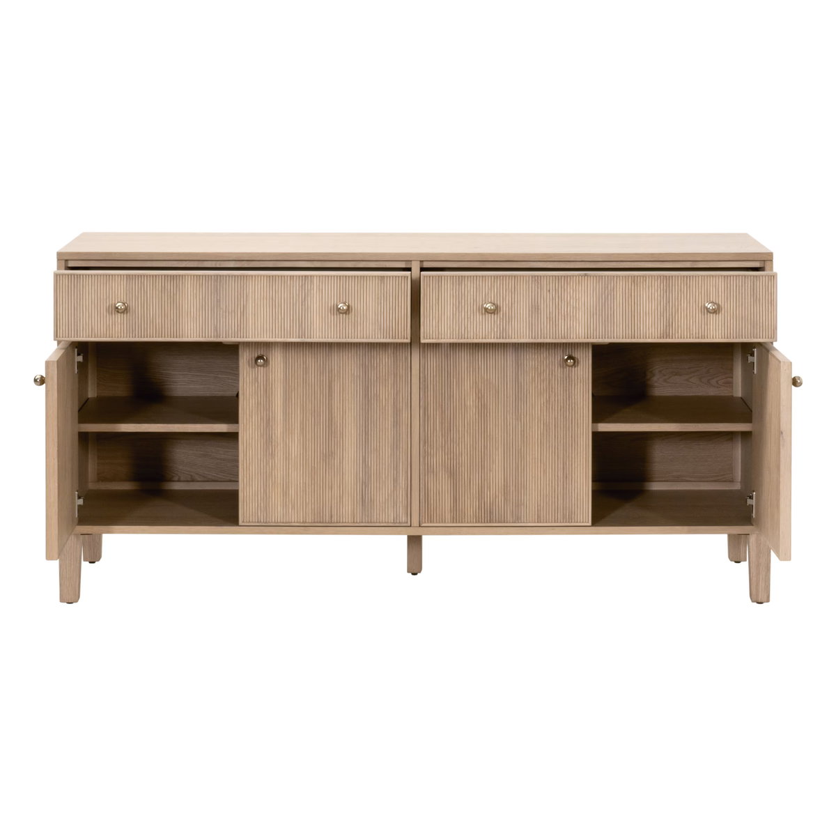 Highland Media Sideboard, Cabinets & Sideboard by Essentials for Living, 63" width x 31.5" height x 18" depth View 2