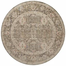 Online Designer Combined Living/Dining Chris Loves Julia x Loloi Rosemarie Oriental Sage Blush Area Rug