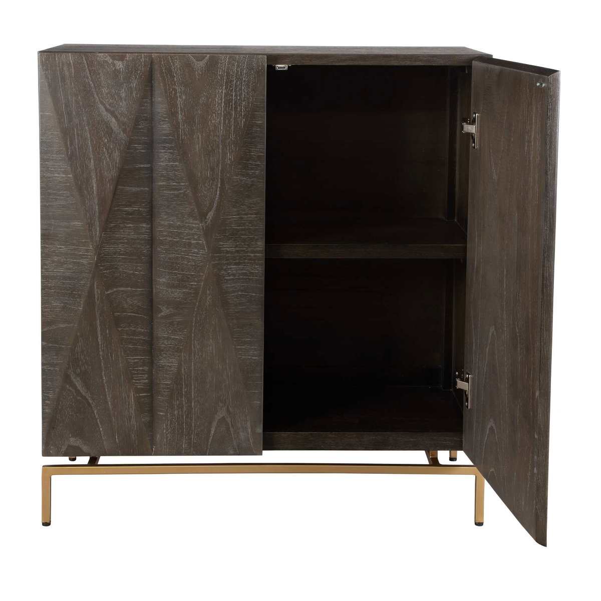 Marico 2 Door Mindi Cabinet, Furniture by Uttermost, 32" width x 34" height x 13.75" depth View 6
