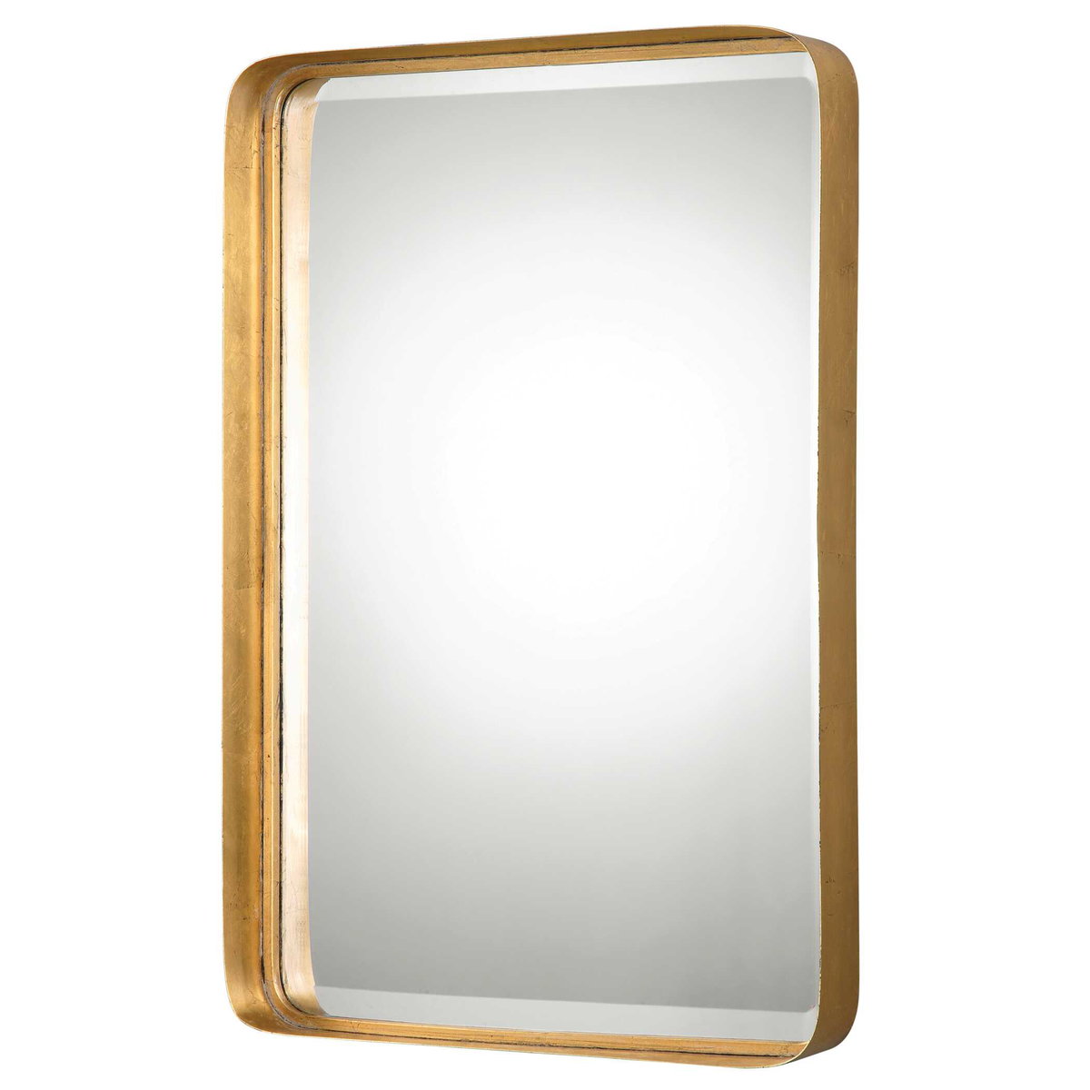 Crofton Antique Gold Mirror, by Uttermost, 20.12" width x 30.25" height x 3" depth View 4
