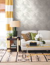 Palmetto Grey Wallpaper, by York Wall, 33' length x 1'8.5" width x 0.02" depth thumbnail 3