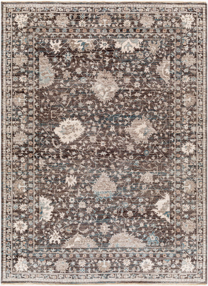 Carlisle Machine Woven Rug, by Surya, 1'3.75" length x 1'3.75" width