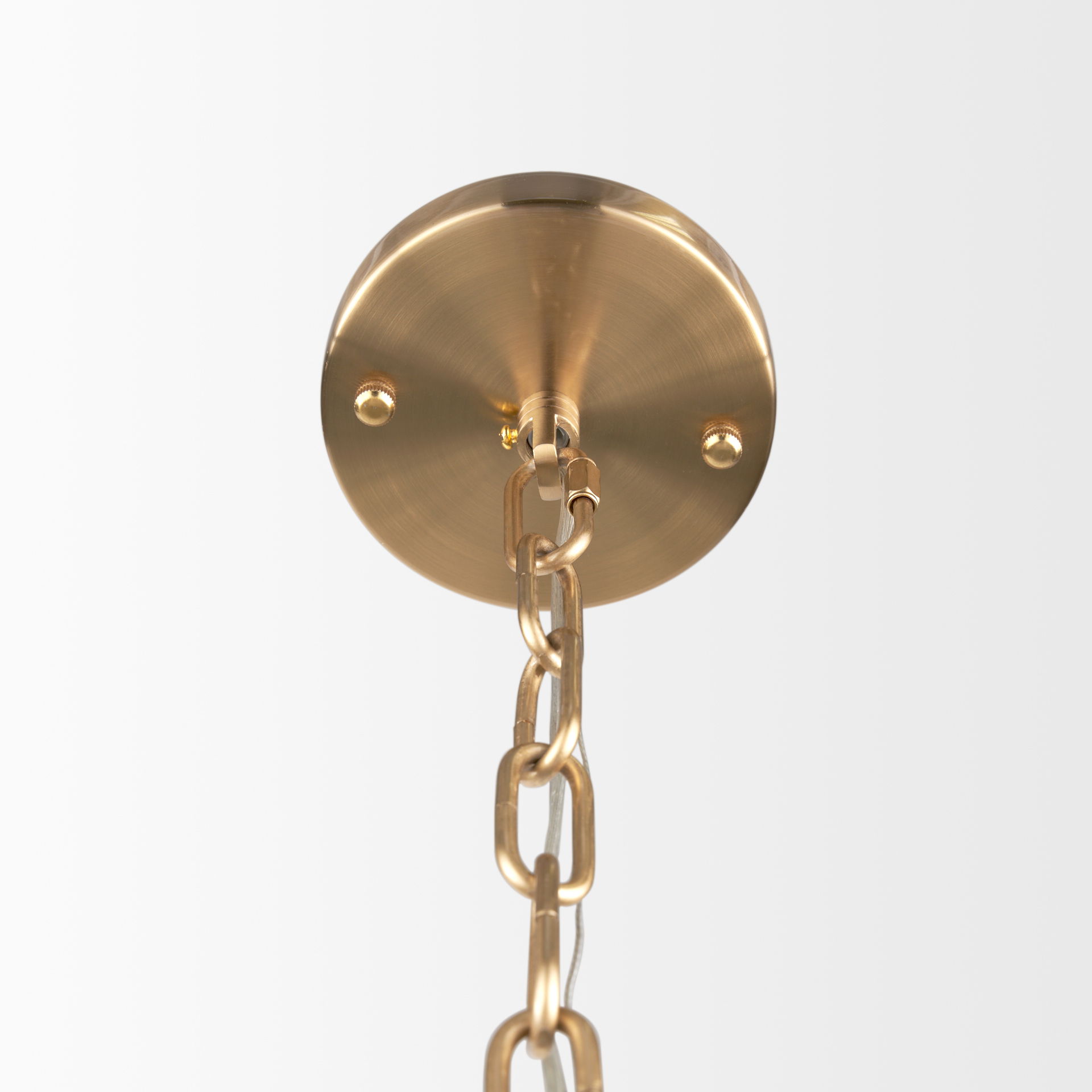 Colleen Antiqued Gold Metal 4-Light Chandelier large image 
