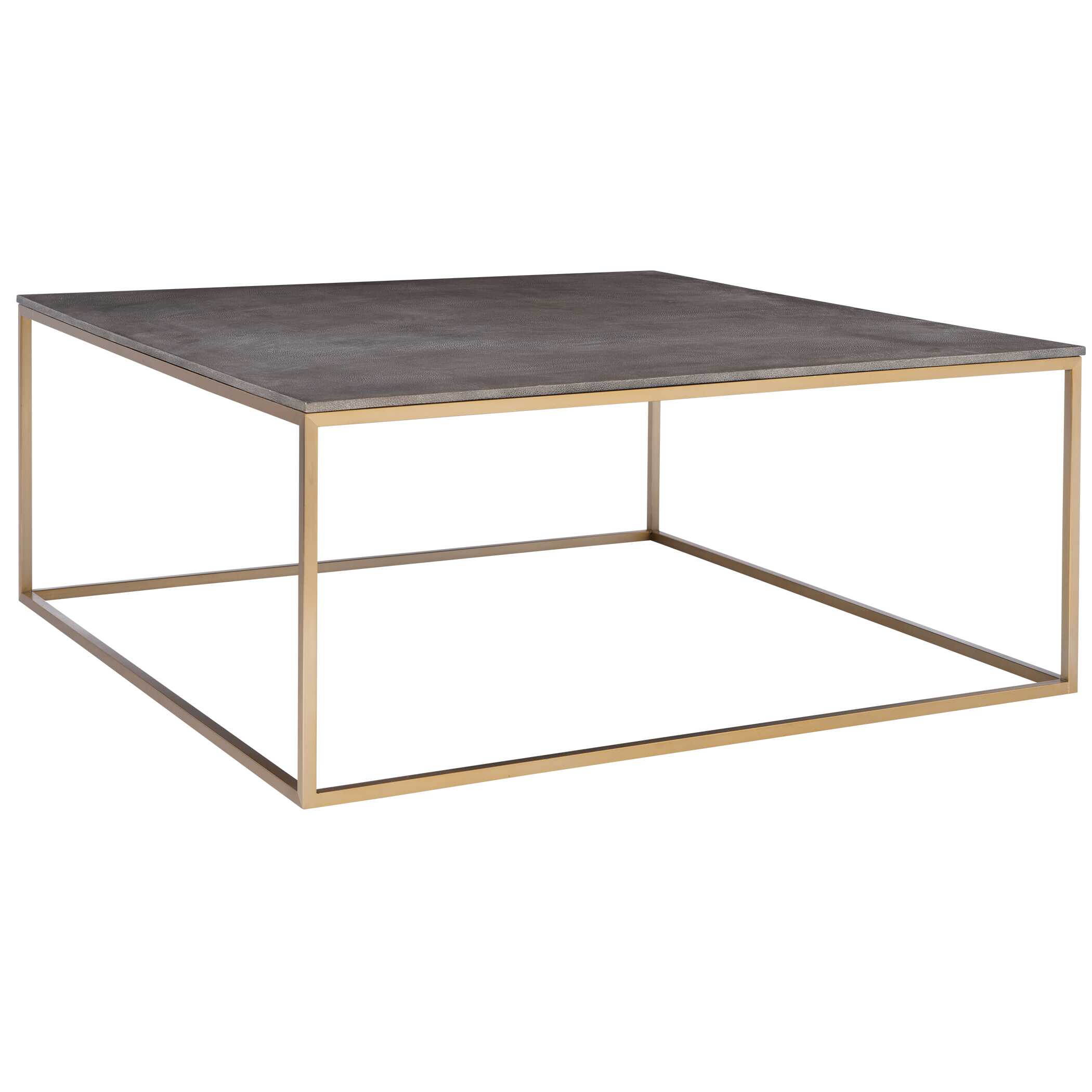Trebon Modern Coffee Table, Furniture by Uttermost, 38" width x 16" height x 38" depth View 4