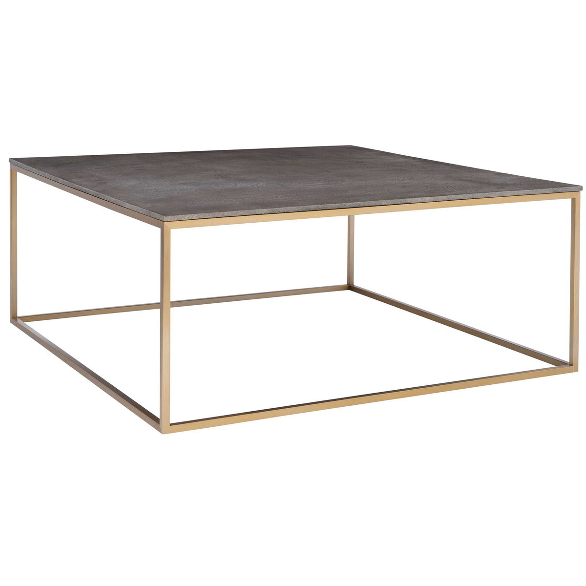 Trebon Modern Coffee Table, by Uttermost, 38" width x 16" height x 38" depth View 4