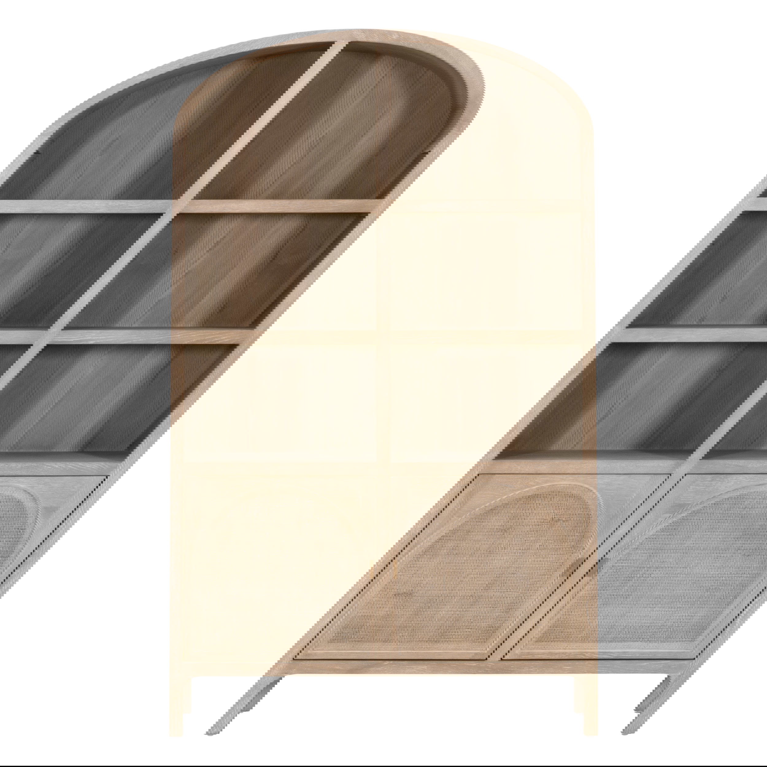 Cane Storage Bookcase, Shelving & Bookcase by Essentials for Living, 49.5" width x 83" height x 16.5" depth View 1