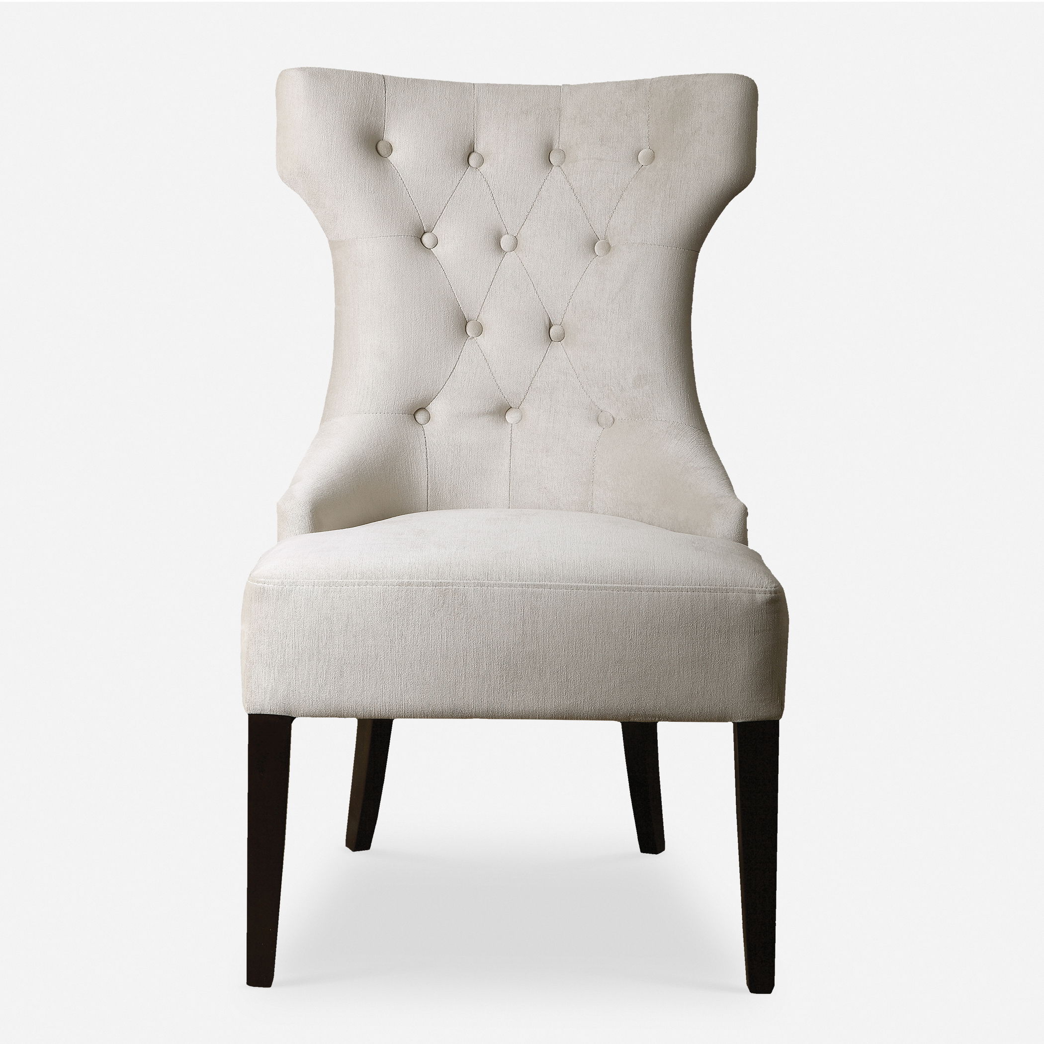 Arlette Tufted Wing Chair large image 