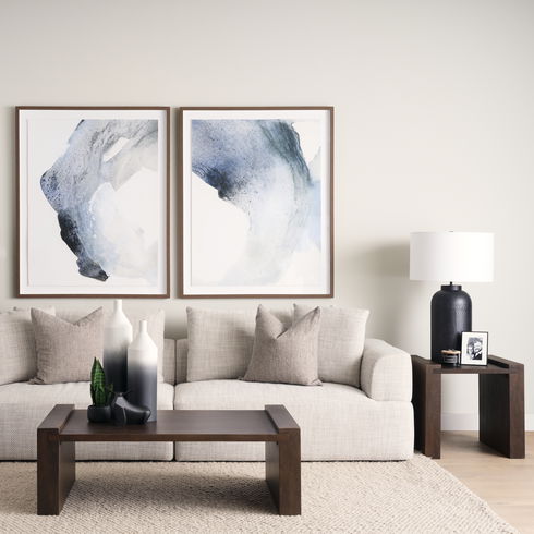 Wesson Dark Brown Wooden Rectangular Coffee Table