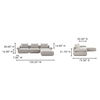 Rosello Lounge Modular Sectional Light Grey thumbnail 7