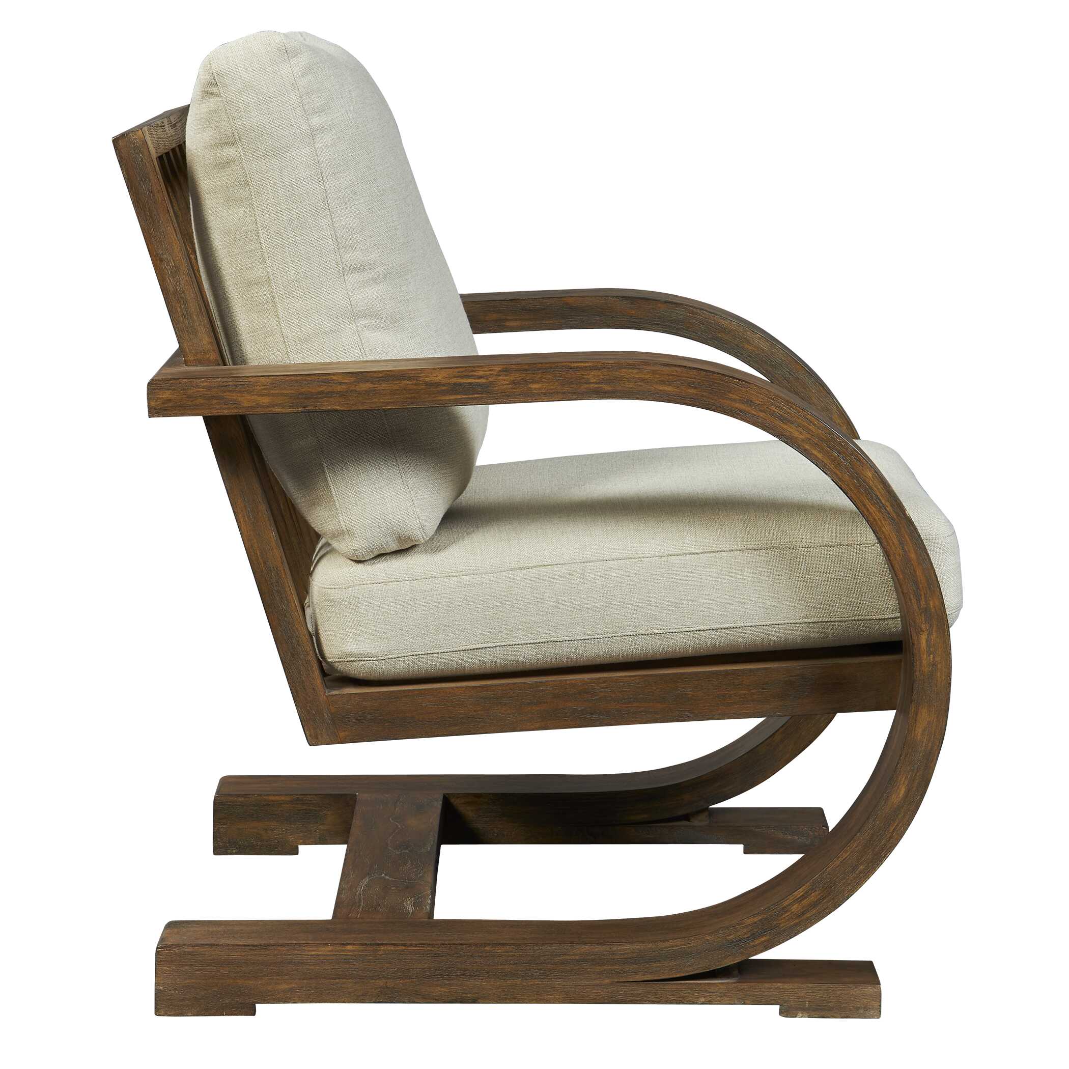 Bedrich Wooden Accent Chair large image 