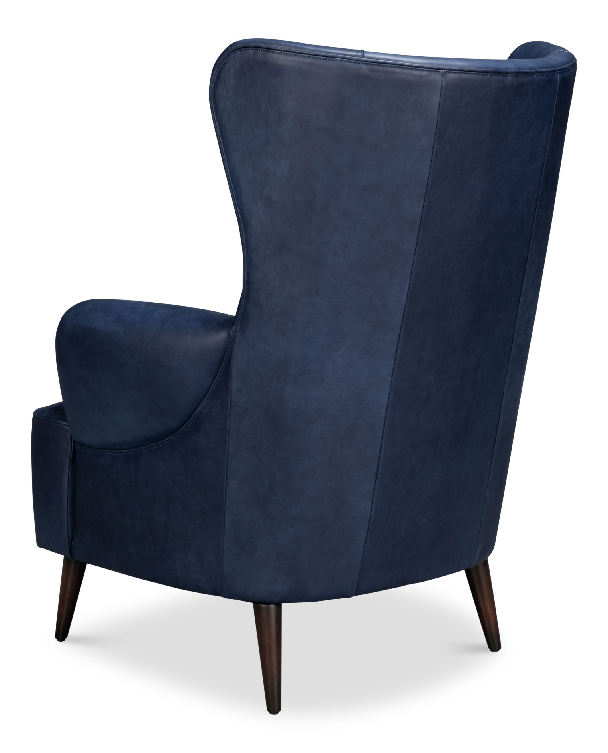 Hightower Distilled Leather Chair,Blue large image 