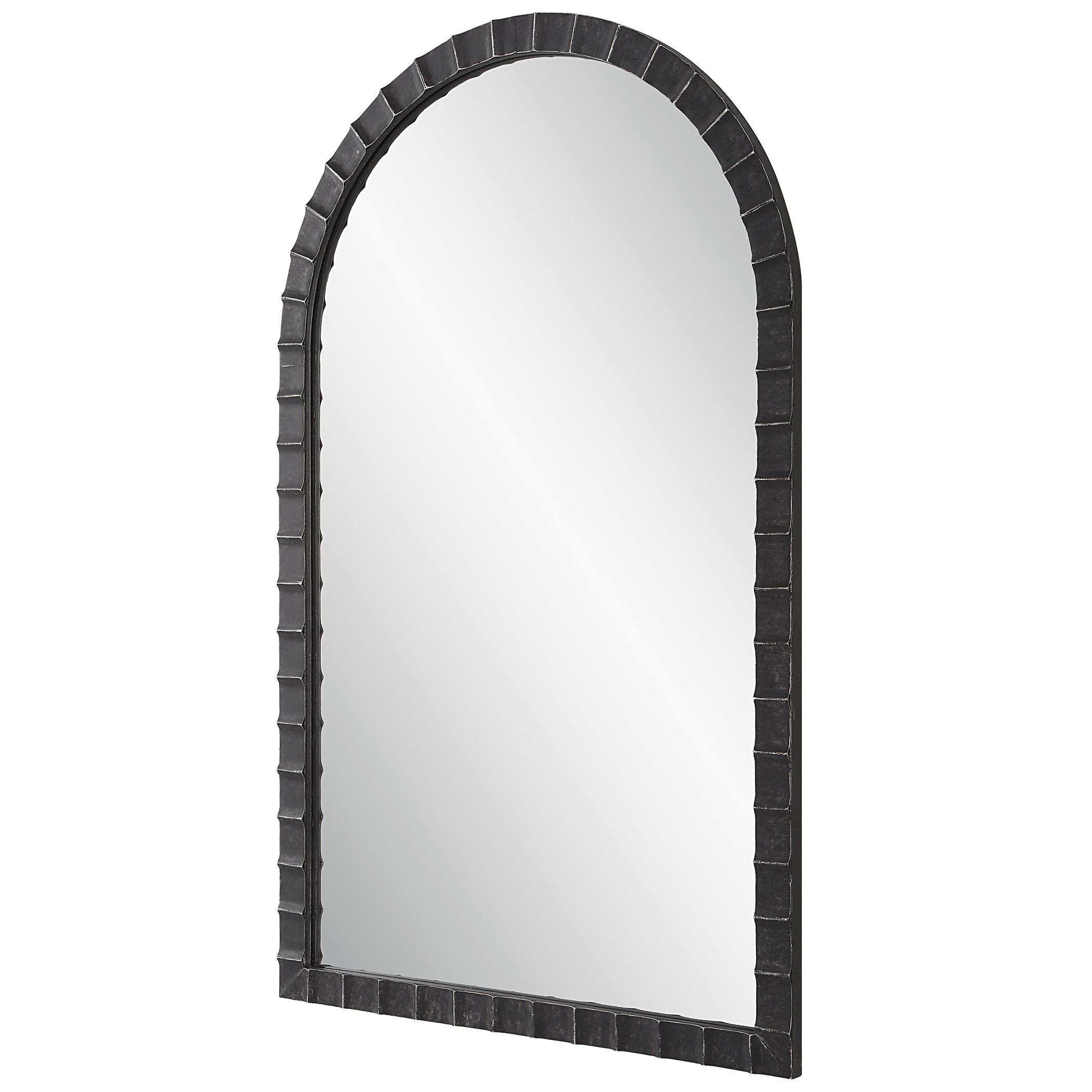 Dandridge Black Arch Mirror large image 